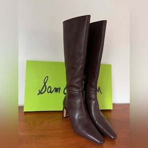 Sam Edelman Sylvia Boots - Pecan Leather